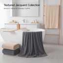 ecolook Microfiber Bath Towels Set of 2, 31 x 63 Inch Extra Large Bath Towel Set, Super Soft & Highly Absorbent, Quick Dry Lightweight Towels for Bathroom, Gym, Spa, Pool & Travel, Camel & Gray, 2 Pack Bath Towel