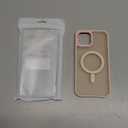 Anuck Case for iPhone 12 Pro Max Case Magnetic Phone Case Compatible with MagSafe, Soft TPU Bumper Hard Translucent Matte Back Slim Fit Shockproof Protective Cover for Men Women Girls - Pink