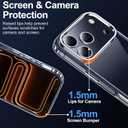 MOZOTER for iPhone 17 Pro Max Case Clear,[Anti-Yellowing] [Non-Slip] Shockproof Bumper Phone Cover,Slim Thin Cute Case for iPhone 17 Pro Max 6.9 inch-Clear