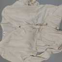Naggoo Women's Long Cardigans Button Down High Low Solid Knit Loose Cardigans with Pockets (Large, Cream)