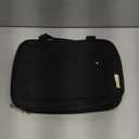 BAGSMART Toiletry Bag Travel Bag with Hanging Hook, Water-resistant Makeup Cosmetic Bag Travel Organizer for Accessories, Shampoo, Full-size Container, Toiletries (Black, Medium)