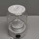 Portable Washing Machine,Mini Underwear Washer with LED Display,1L Small Washer,IP67 Waterproof, Delicate Wash for Socks,Bikinis & Doll Clothes,Ideal for Travel,Apartment,Camping,Dorms (White)