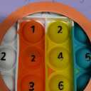 COOVA Math Games for Kids - Flash Cards for Kids - Pop it Practice with Addition, Subtraction, Multiplication & Division - Ideal for Math Learning and Skill Building.