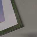 Vittanly 11x14 Picture Frame, Matted for 8x10 Photos, Rustic Green