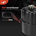 A-Premium Engine Coolant Reservoir with Cap Compatible with International Harvester 7600 2003-2007, 7700 2005-2007