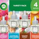AIR WICK® Plug In Scented Oil Air Freshener Refill Mixed Pack - 4 Count Oil Refills Spring LHR+CSP+PR+SP 4 ct., Essential Oils
