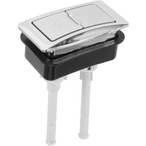 jojofuny Toilet Lid Button Replacement Flush Button Toilet Tank Flusher Toilet Tank Flushing Button Push Button for Toilet Dual Push Toilet Button Dual Flush Button Abs Water Tank Push Type