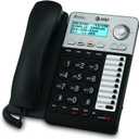 AT&T ML17929 2-Line Corded Speakerphone with Caller ID/Call Waiting, Black - Built-in Speakerphone, 3-Way Conferencing, Headset Compatible