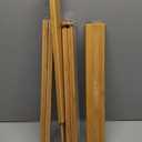 VaeFae Adjustable Bamboo Drawer Dividers, Expandable Drawer Organizer for Kitchen, Bedroom, Bathroom, Dresser and Office, 6-Pack (2.4"High, 16.6-21.8"Long, 6Pack)