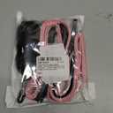 Heavy Duty Dog Leash, Laqibak Double-Sided Reflective Double Handle Dog Leash - Double-Layer Thickening, Lockable Safety Carabiner Design, 6 FT Perfect for Medium & Large Dogs Joyful Strolls, Pink