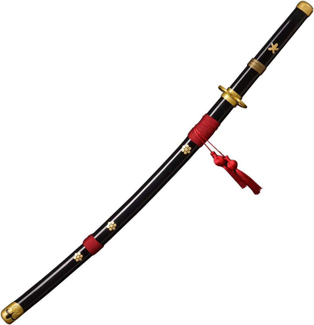 41 inches & 51inchs Zoro Katana Real Metal Anime Cosplay Sword, Stainless Steel,Yama Enma/Trafalgar Law/Luffy Kitetsu/shusui/wado ichimonji