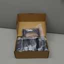 4 pcs 4x4 (Actual: 4"x4") Aluminum Deck Post Base Cover, for Railings, Stairs, Patios, Porches, Split Deck Post Skirt (Black)