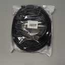 Cat 6 Outdoor Ethernet Cable 100 ft, 24AWG 10Gbps Cat6 Cable Cord Waterproof Direct Burial LLDPE UV Jacket, Internet Network Cable with 20 Ties Support POE Cat6 Cat5e Cat5, CCA, UTP for PC
