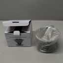 Pour Over Coffee Dripper, Fine Mesh Double Layer Metal Cone Filter Stainless Steel Coffee Filter, Slow Drip Reusable Coffee Filter Single Cup Coffee Maker 1-4 Cup