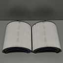 360 Combi Glass True H13 HEPA + Carbon Filter for Dyson TP10 HP10 HP09 TP09 HP07 TP07 TP06 HP06 PH04 PH03 PH02 PH01 DP04 HP4B PH3A TP7A TP7C TP4A TP4B PH2 HP2 PC2 PC1 HP1, 2-in-1 Replacement Filter