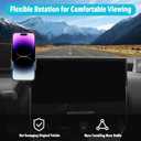 Car Phone Holder Fits for Toyota BZ4X 2023 2024, Fits for Subaru Solterra 2023 2024 Accessories(Only fit for 8/12.3-Inch Screen),Thick Cases Friendly,Cell Phone Mount for 4-7 in Phones