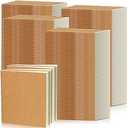 Thenshop 300 Pack Mini Notebooks Bulk Small Notepad Unlined Journals Pocket Blank Sketchbooks Kids Students Gifts Back to School Supplies 4 x 4 Inch 24 Sheets(Kraft)
