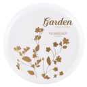 Garden Dinnerware White/Gold 10.6" Plates, Case of 120 (12 packs x 10)