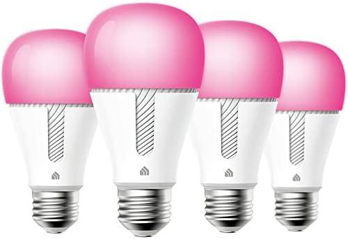Kasa Smart Light Bulbs, 1000 Lumens High Brightness, 16M Color Changing, Dimmable Smart WiFi Light Bulb, Compatible with Alexa and Google Home, A19, 2.4GHz Wi-Fi only, No Hub Required, KL135(4-Pack) Kasa Smart Light Bulbs, 1000 Lumens High Brightness, 16M Color Changing, Dimmable Smart WiFi Light Bulb, Compatible with Alexa and Google Home, A19, 2.4GHz Wi-Fi only, No Hub Required, KL135(4-Pack)