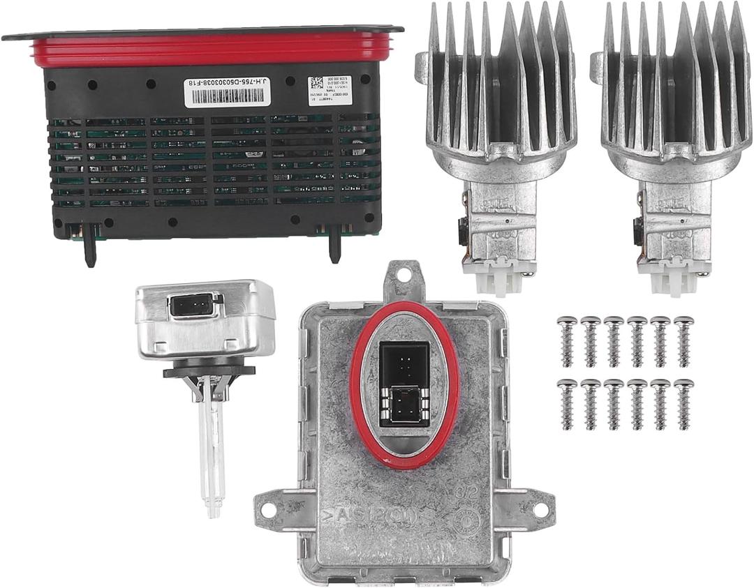63117440877 HID Ballast Adaptive Headlight Control Module Compatible with BMW 2014-2016 5 Series 528i 535i 550i Xenon Bulb Replacement Lamp Adaptive Module (siliver)