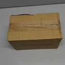 Brigii Ice Cube Tray with Lid&Bin, Ice Cube Mold with 56 Cubes, Stackable Ice Trays for Freezer with Easy-Release Silicone Bottom, for Drinks, Coffee, cocktail (Orange)