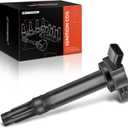 A-Premium Ignition Coil Compatible with Toyota, Lexus, Lotus & Scion Vehicles - 2.5L 3.5L 4.6L 5.7L - Camry 2007-2017, 4Runner Avalon Highlander RAV4 Tundra Sienna ES300h GS350 LX570 NX300h Evora tC 4 Pcs