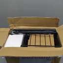 AIYAKA Pull-out Cabinet Organizer, Stackable 2-tier Under Sink Rack, with Sliding Storage Drawer for Pantry, and Desktop, for Bathroom, Kitchen, Office, Black