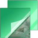 8x8 Inches Green Mirror Acrylic Sheet – 2 Pcs Reflective Acrylic Panel for DIY Crafts, Home Décor & More (20x20 cm)