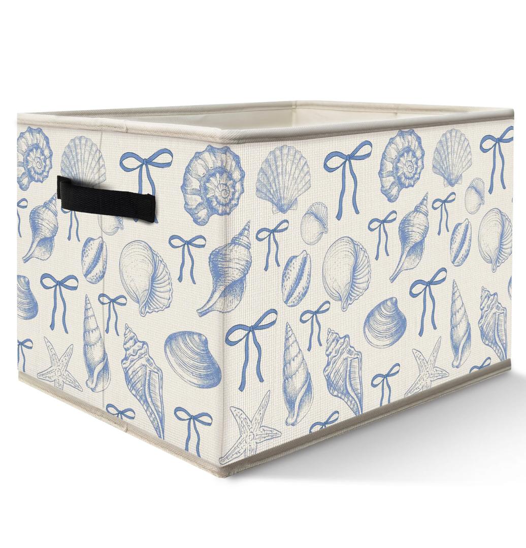 Nogrit Various Dog Storage Bins Box, Toybox for Boys Girls, Cute Types of Dogs Foldable Baskets Organizer Container with Handles for Bedroom Bathroom Kids Room Dorm Nursery Clothes Toys Books