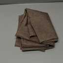 Waterproof Kitchen Faux Linen Round Tablecloth, Decorative Fabric Burlap Texture Farmhouse Soft Table Cloth Cover for Dining Party Indoor Outdoor Use (60 Inch, Round (2-4 Seats), Coffee)