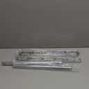 STORAGE MANIAC Hanging Closet Rod, Adjustable Width and Height Closet Hanging Organizer, Space-Saving Clothes Hanging Bar, Closet Extender Hanging Rod Double Closet Hanging Rod, 2 Pack Chrome