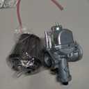 VM22 26mm Carburetor Carb Kit fit for Performance Intake Pipe Mainfold Air Filter Fit For Predator 212cc GX160 Honda GX200 CT200U 196cc KT196 Clones Moto Go Kart Mini Bike Race Kart (Black) (with Metal wire mesh)