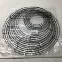 5 Pieces Christmas Metal Wreath Frame Ring Round DIY Macrame Floral Crafts Wire Wreath Form Christmas Decoration Door Craft (Deep Green, 12 Inch, 8 Inch)