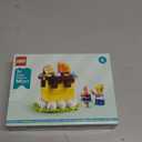 LEGO Birthday Cake Building Set 40780, 160 Pieces, Ages 7+, Yellow Layered Cake with Minifigure