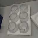 KMIGRUAN Hobnail Drinking Glasses Set of 6, 12oz Vintage Glassware Embossed Vintage Water Cups Cocktail Glasses Juice Glasses