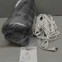 Degrees of Comfort Electric Throw Blanket Full Size - Soft Sherpa Heating Blankets with 6 Heat Settings, 10-Hour Auto Shut-Off, Overheat Protection, Etl Certified (Grey, 72x84 '' for Winter)