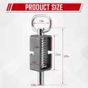 SPARKWHIZ Weld-On 5/8" Spring Latch Assembly with Plain Tube, Trailer Gate Latch, Pack of 2