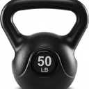 Vinyl Plastic Kettlebell 50 LB