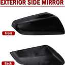 Right Passenger Side Exterior Mirror Cap Cover Rearview Mirror Cover Trim Fit for 2018 2019 2020 2021 2022 2023 Chevrolet Equinox & GMC Terrain Replace 23406416 (Glossy Black)