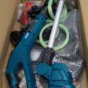 Electric String Trimmer & Leaf Blower Combo Kit for Makita 18V Battery (NOT Included), 15" Cordless Weed Wacker, 40000RPM 475MPH Handheld Mini Jet Dry Blower for Lawn Care, Patio Cleaning