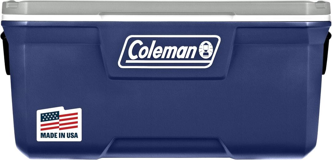 Coleman Classic Series Insulated Portable Cooler, Leak-Resistant Outdoor Hard Cooler Keeps Ice up to 5 Days, 120 Quart
