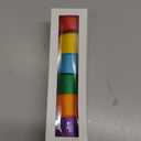 Mr. Pen- Satin Ribbon, 6 Rolls, 1 Inch, 5 Yards/Roll, Vibrant Rainbow Ribbon 1 Inch