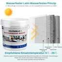 Waterproof Sealant Clear 280oz, Invisible Water Based Agent Repair Leaks