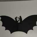 MUKOSEL Bat Costume Bat Wings and Bow Headband Goth Hair Halloween Accessories for Baby Girl Boy