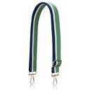 Allzedream Purse Strap Replacement Crossbody Handbag Stripe Wide Adjustable (Green)