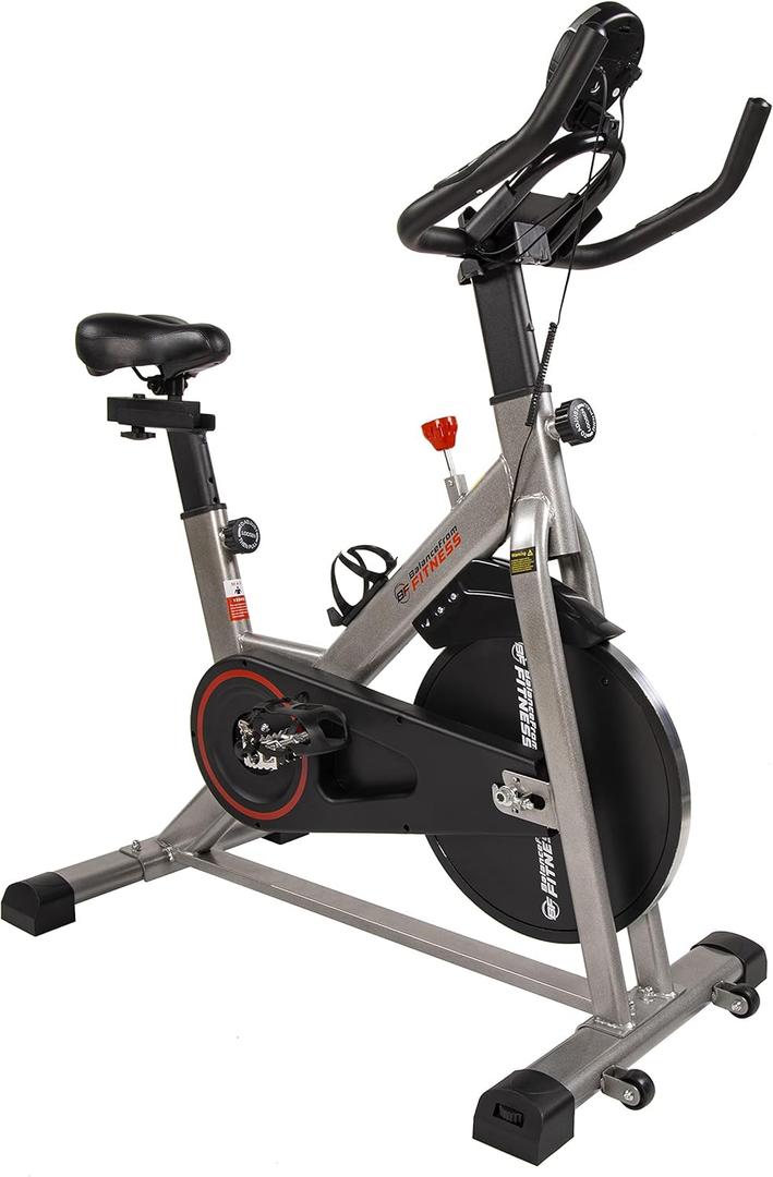 BalanceFrom Indoor Cycling Bike Stationay Bike - Cycle Bike with Ipad Mount & Comfortable Seat Cushion