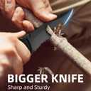 Pohaku Multitool Pocket Knife, Gifts for Men, 13 in 1 Pocket Multi Tool with 3" Large Blade, Safety Locking Design, Spring-Action Plier, Durable Nylon Sheath for Camping, Fishing, Survival, Hiking