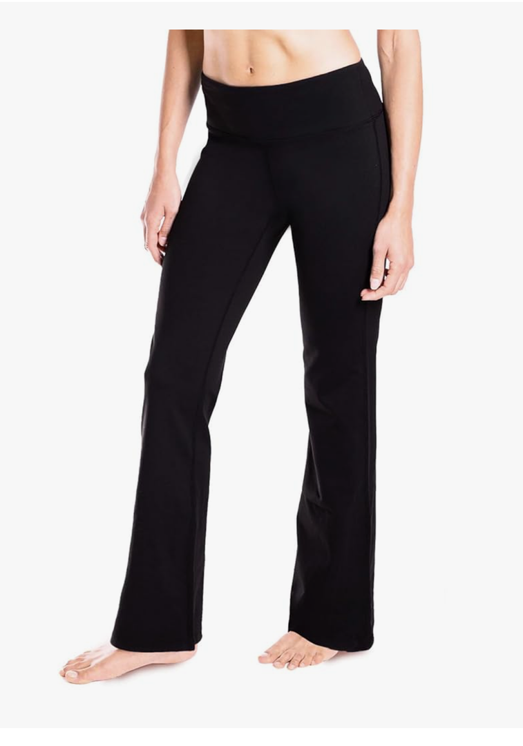 Yogipace,Women's Bootcut Yoga Pants Long Workout Pant, Size L