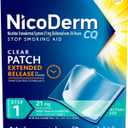 NicoDerm CQ Step 1 Nicotine Patches to Quit Smoking, 21 mg, Stop Smoking Aid, 14 Count