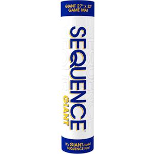 Jax Giant (aka Jumbo) SEQUENCE Game - Tube Edition with Cushioned Mat (27" x 32") Cards and Chips, Package Colors May Vary.
